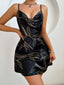 Secretwhisperss sexy short backless suspender dress thin silk nightdress