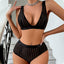 Secretwhisperss Wear vest color matching striped sexy lingerie sexy two-piece set