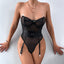 Secretwhisperss Transparent invisible camisole wrap-around corset waist bodysuit