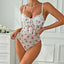 Secretwhisperss Lace Print Fresh Lolita Sling Hip-wrapped Bodysuit