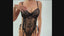 Secretwhisperss Lace Sexy Body Shaping Suspender Bowknot Bodysuit